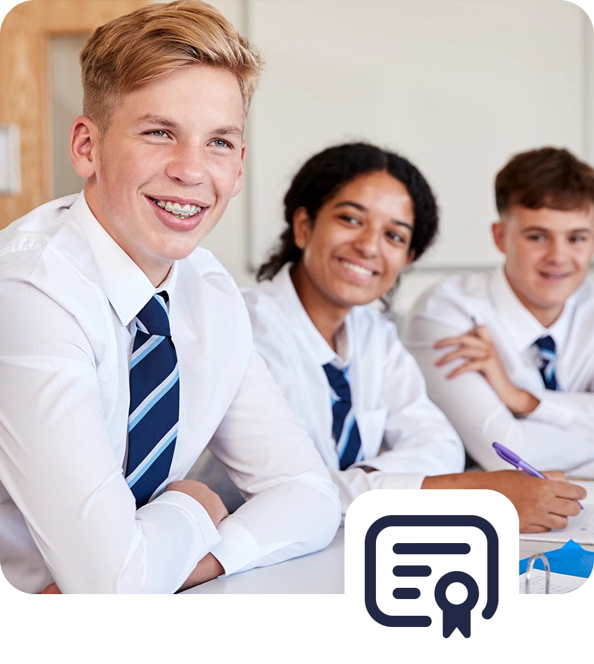College Students Preparing for A-Level Studies